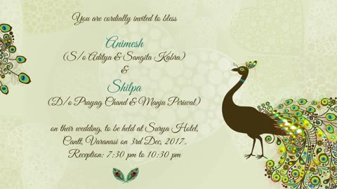 Wedding invitation