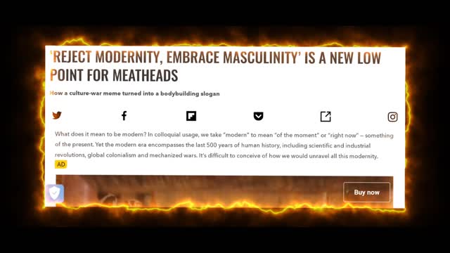 REJECT MODERNITY, EMBRACE MASCULINITY II