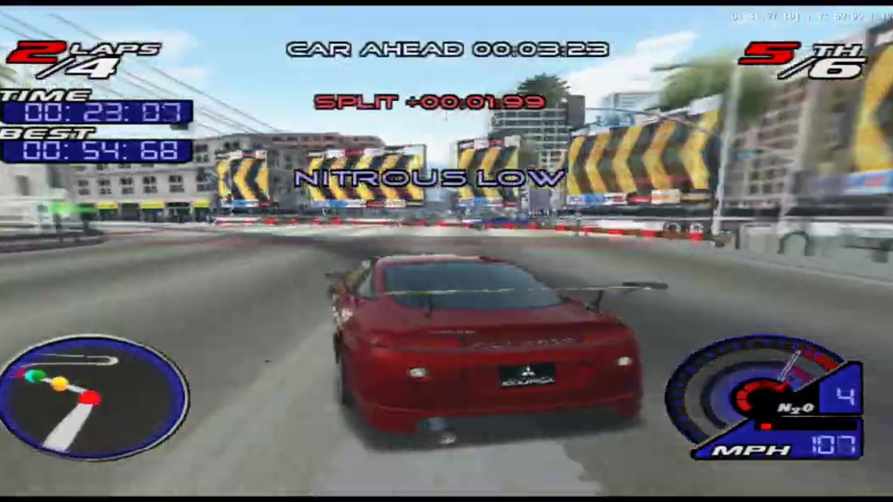 Juiced PS2 - Arcade Mode Novice Series Event 5 1st Try(AetherSX2 HD)