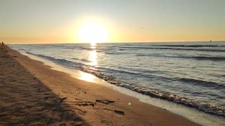 The sunset time