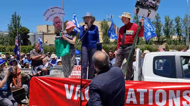 🇦🇺👏 Brilliant speech by Elizabeth Hart at Adelaide Millions March