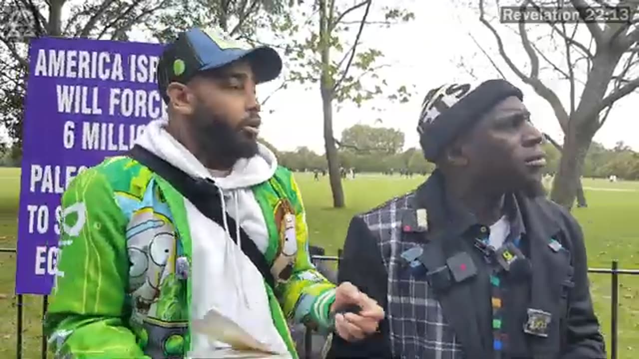 Speakers Corner - Jude Chasing Lamin Around The Park Because He Is Running Away