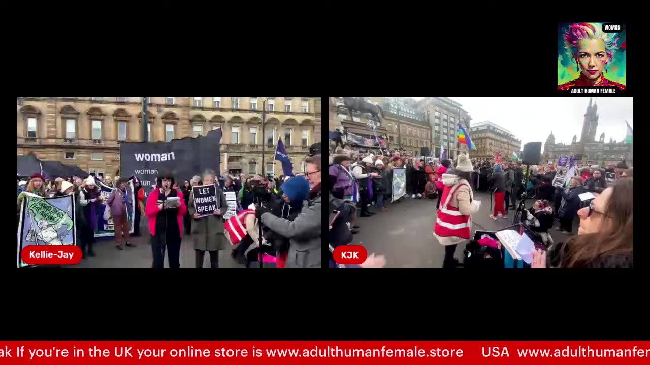 832 Let Women Speak - Glasgow - Part 1 #letwomenspeak #standingforwomen #letwomenspeakglasgow
