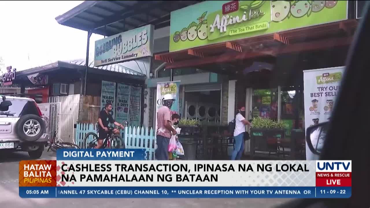 Cashless transaction, ipinasa na ng lokal na pamahalaan ng Bataan