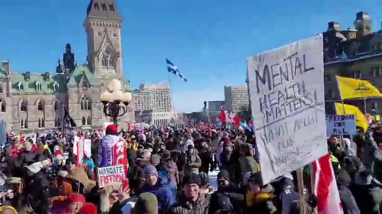 There was a Traditional Canadian Chant at the truckers protest back in the day