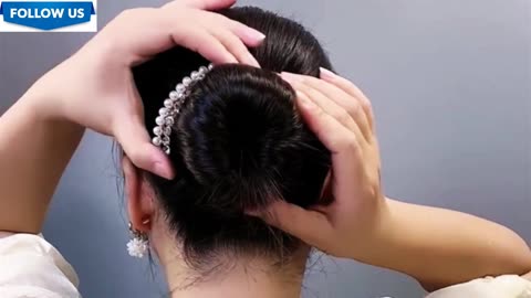 Pinning hair by creating unique hairstyles