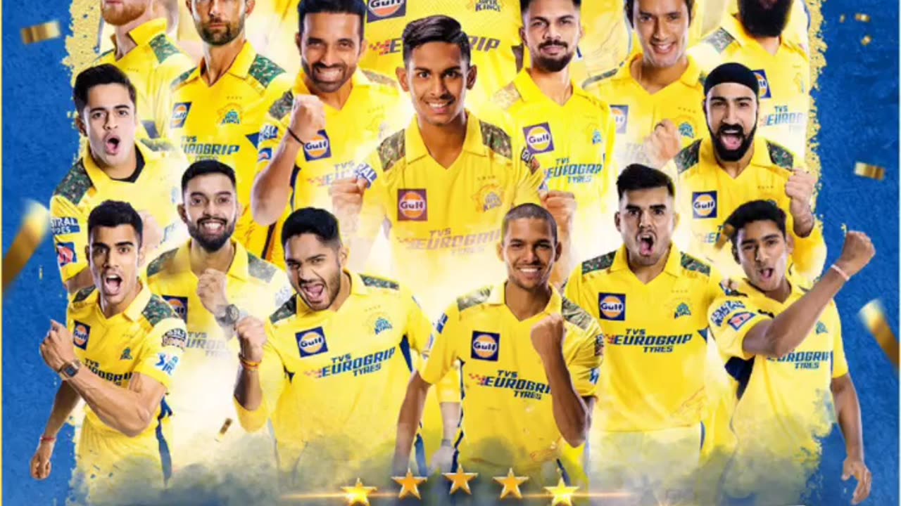 IPL- ❤️CSK+ CHENNAI SUPER KINGS WIIN 5TH TITLES