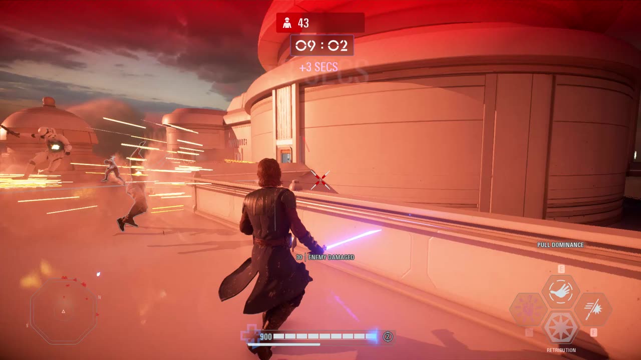 SWBF2 2017: Arcade Onslaught Anakin Skywalker Bespin Gameplay