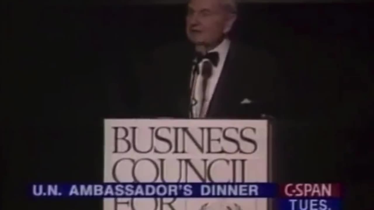 David Rockefeller talking about culling the human herd when it reaches 8 billion in 2020