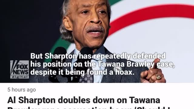 Rev. Sharpton refused to apologize for allegations - claims that were found to be false