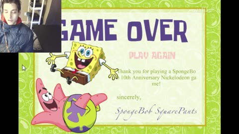 Failed Attempt #109 To Earn A High Score In The SpongeBob SquarePants Gnarly Rip Curl Video Game