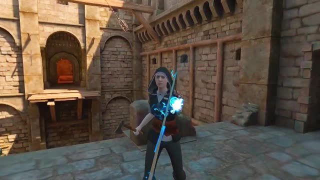 Releasing the might of Thor upon an NPC's neck