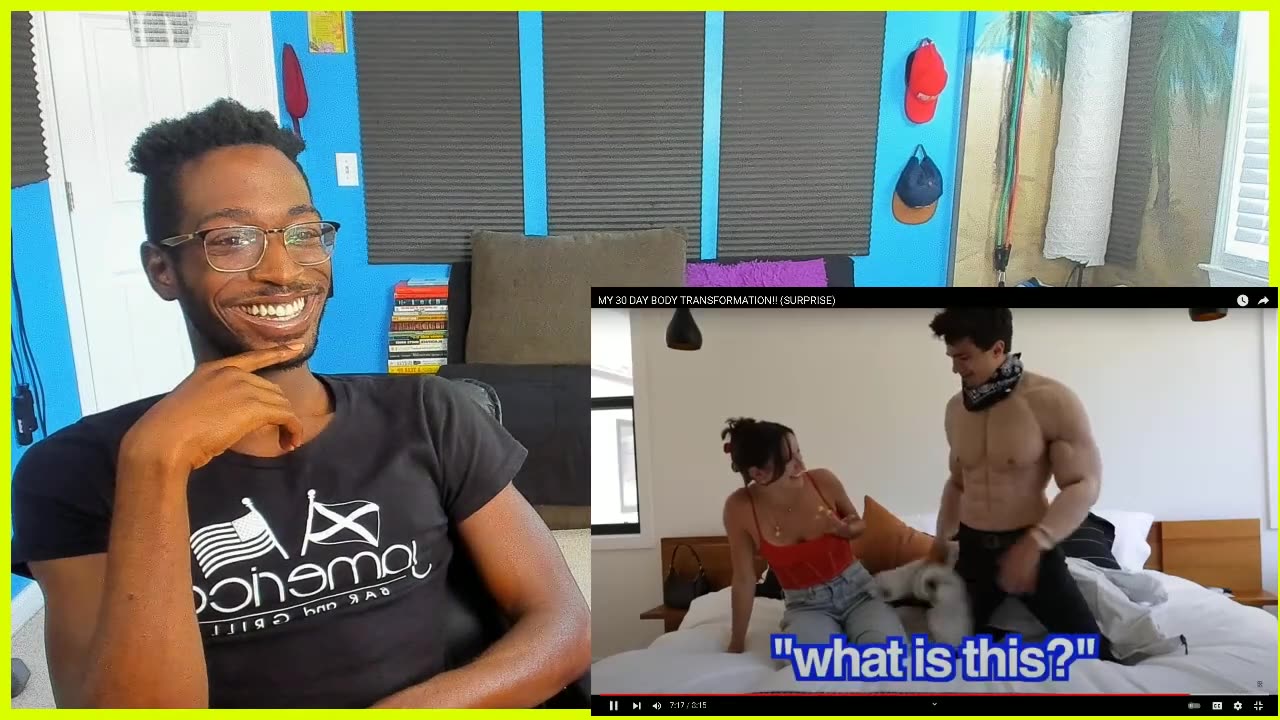 Brent Rivera MY 30 DAY BODY TRANSFORMATION!! SURPRISE reaction