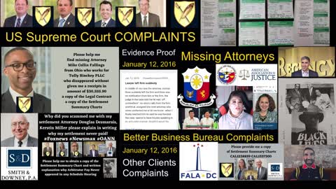 Matthew B. Tully Esq - Greg T. Rinckey Esq - Michael W. Macomber Esq - Steven L. Herrick Esq -- Tully Rinckey PLLC - Client Complaints December 14, 2022 - Michael C. Fallings Esq - Stephanie Rapp Tully Esq - Cheri L. Cannon Esq - DCBAR - EEOC - DLLR - OAN