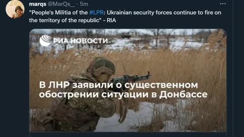 Russia, Ukraine, LPR, DPR, Shelling - Invasion Imminent?