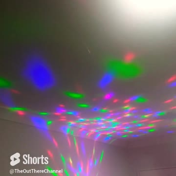 UFO angel hair or a spider floating web from ceiling light gap 2023 Jan