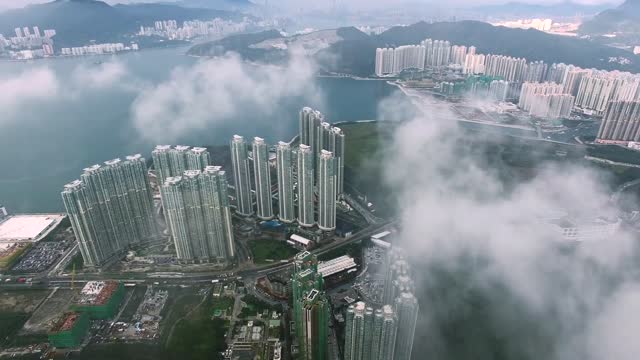 Clouds City from an airplane