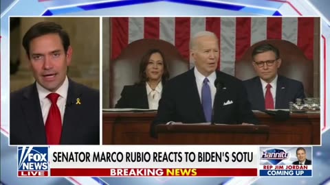 Sen Rubio: Biden Became The Angry Get Off My Lawn Guy