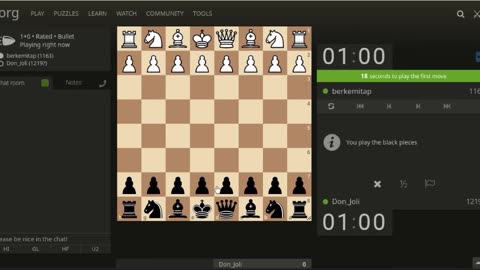 Playing Bullet Chess on Lichess