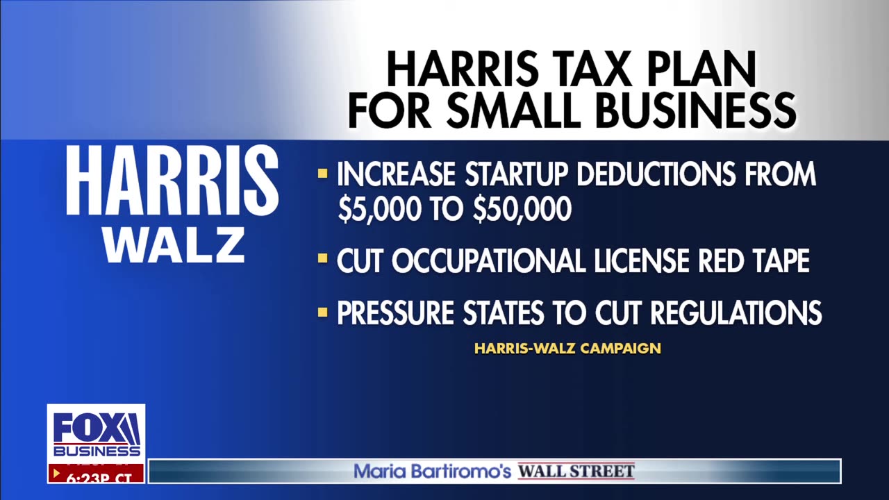 Harris’ small business proposal is a ‘reach to get more votes’: 23-year-old entrepreneur