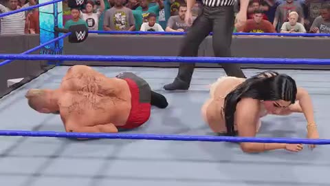 Brock Lesnar vs beautiful girl