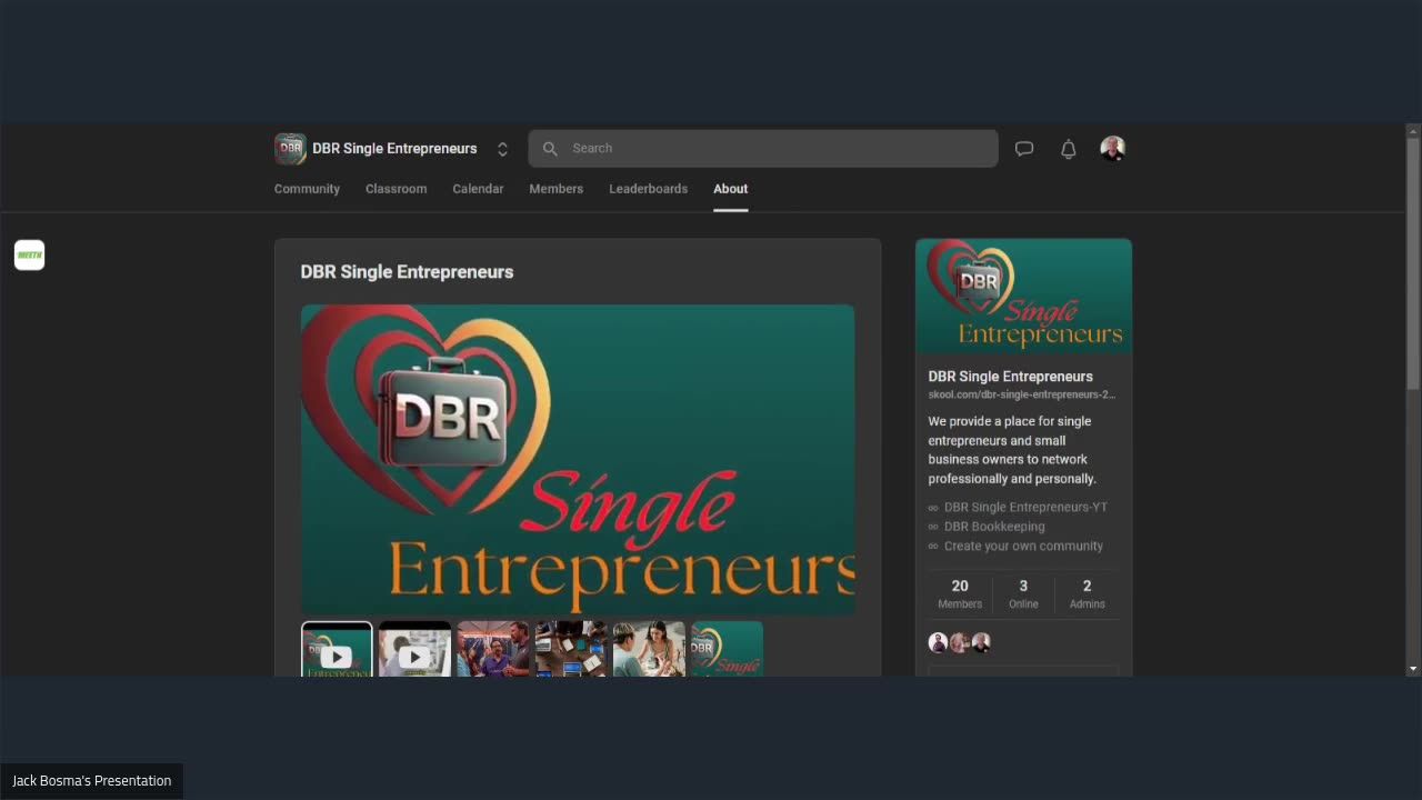 EVENT: DBR Single Entrepreneurs