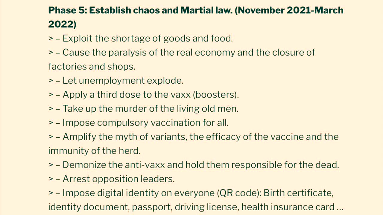 From Tyranny to Tribulation Timetable!