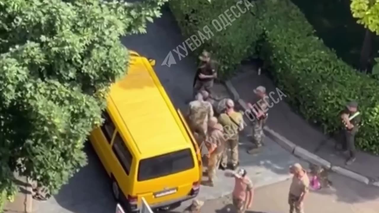 Violent conscription of Ukrainian man