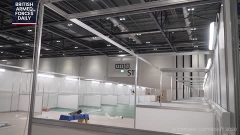 Inside The NHS Nightingale Excel Centre Construction Effort With British Army