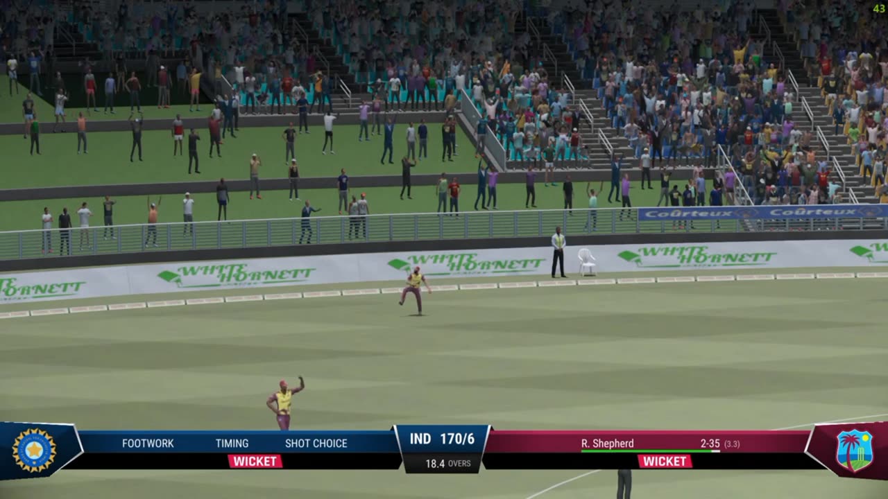 Cricket 22 gameplay| India vs Westindies Ps5 good shots