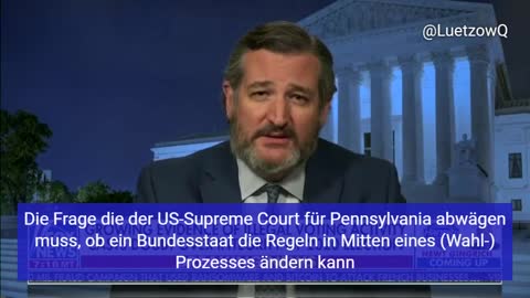 Ted Cruz über den Pennsylvania Fall für den Supreme Court