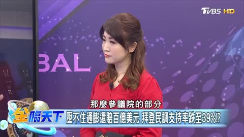 85壓不住通膨還賠百億美元 拜登民調支持率跌至39％！？ │@金臨天下 20221027