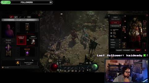 Vebcast does Diablo IV | Act IV | Level 45 Druid 6-18-23