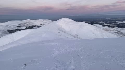 Silverburn - Eastside - Scald Law Winter Solstice (sort of) sunset