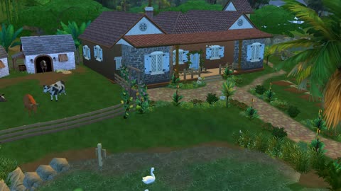 Casa na Expansão Vida Campestre- The Sims 4