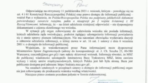Dekret o nieważności Aktów Prawnych Władz Okupacyjnych 30 Listopad 1939r