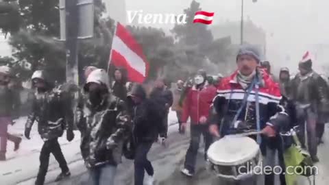 Austrians Defend Bodily Autonomy in the Freezing Cold (1/21/22)