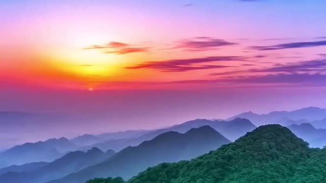 Sunset •Natural music • Nature Video • Meditation Music • Relaxing Music • Healing