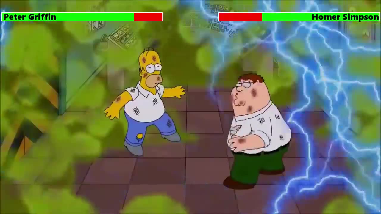 Peter Griffin vs. Homer Simpson 1/2