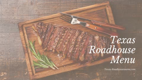 Texas Roadhouse Menu With Prices