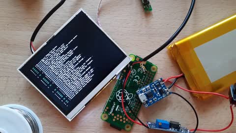 How to power up Raspberry pi zero and lcd screen with 3.7v battery for 3$