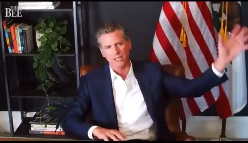 Failed Govemor Newsom to Reporters: Quit ""B******* About This State!"