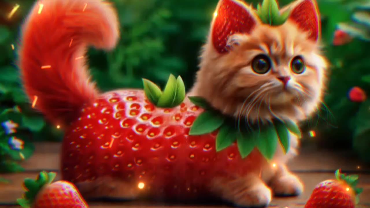 Top 10 Fruit-Themed Animal Creations: #Cats #Dogs #Rabbits & More #ai #shortsfeed #animals #buzz