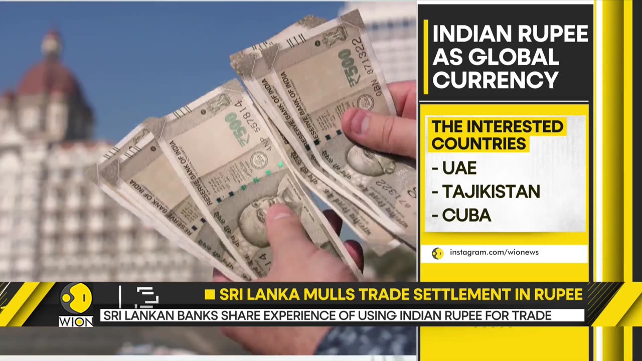 Sri Lanka mull using Indian rupee for economic transactions - WION Dispatch - English News