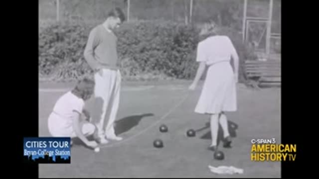 George and Barbara Bush HONEYMOON FOOTAGE (CSPAN)