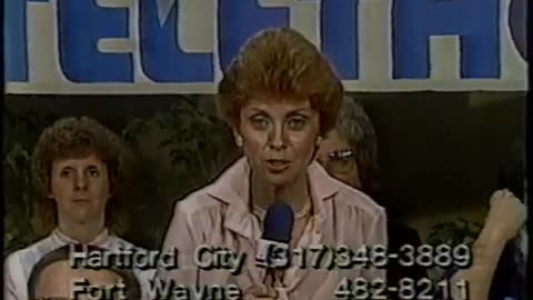 January 20, 1986 - UCP Telethon in Fort Wayne, Indiana