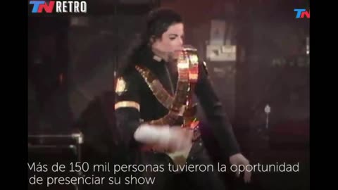 (New News Reports) Michael Jackson Live in Argentina October 8, 1993 (Jam Snippet)