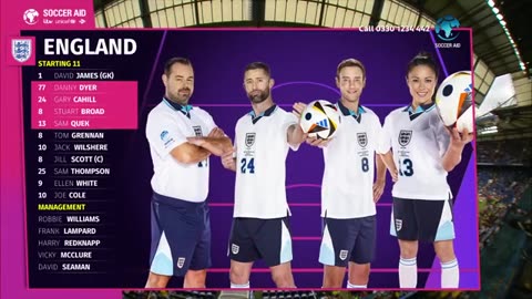 Soccer Aid for UNICEF 2024 | OFFICIAL Match Highlights