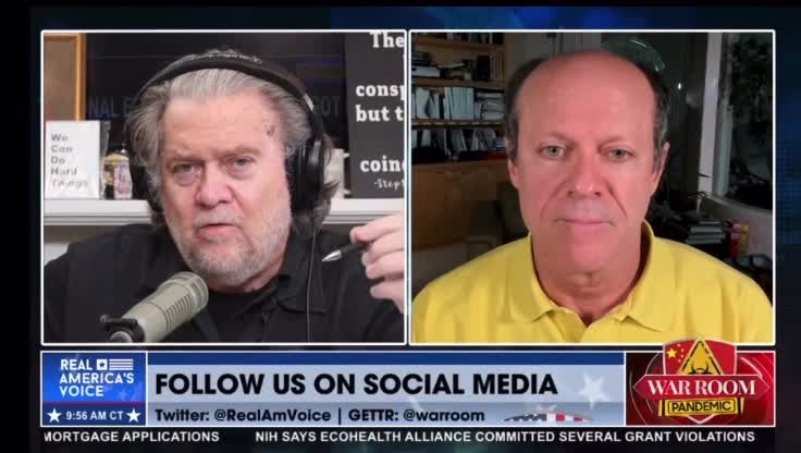 Steve Bannon War Room Steve Kirsch- deaths by vaccine number