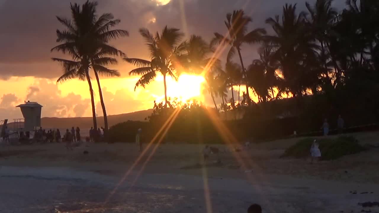 Koloa, HI — Po'ipu Beach Park - Sunset